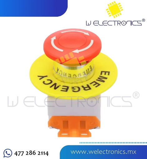 [SWE0001] BOTON PARO DE EMERGENCIA 660V 10A