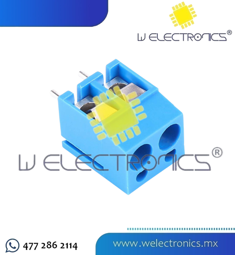 [870-374] TERMINAL DE BLOQUE 2P GRANDE 5.0 MM