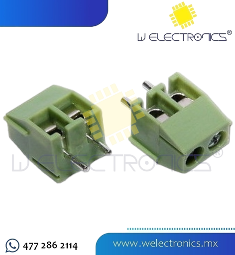 [870-367] TERMINAL DE BLOQUE 2P CHICA 5.0MM