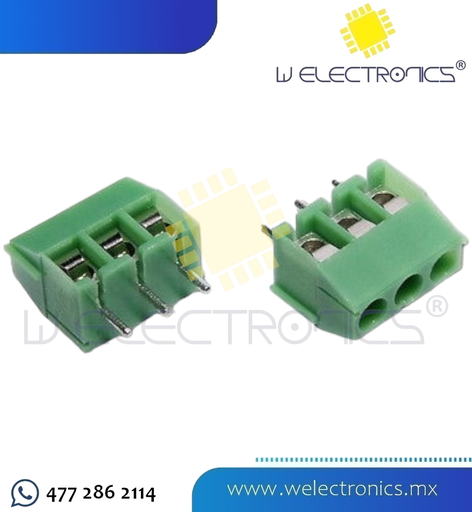 [TRT-003] TERMINAL DE BLOQUE 3P CHICA 5.0 MM