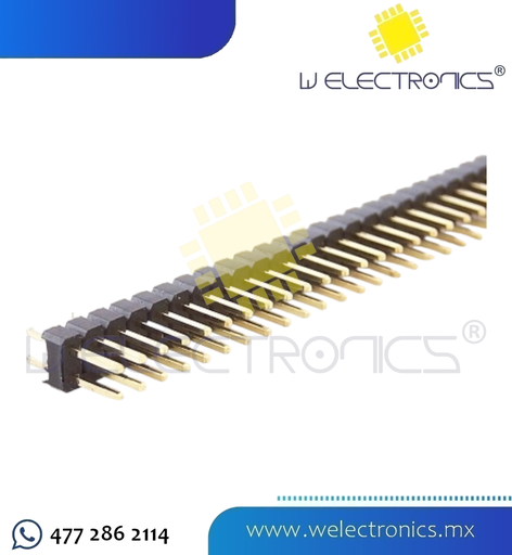 [870-357] TIRA DOBLE DE 36 PINES MACHO 2.54 MM