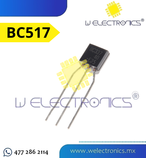 [TRAB517] BC517 NPN DARLINGTON 30V 1.2A HFE 30K TO-92