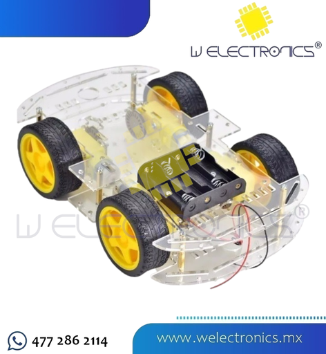 [KIT0019] KIT DE CARRO 4 LLANTAS/4 MOTORES
