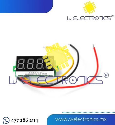 [MOD0003] VOLTIMETRO DIGITAL 0.36" DC 4.5V-30V