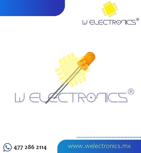 [LED1108] LED DIFUSO 3MM NARANJA