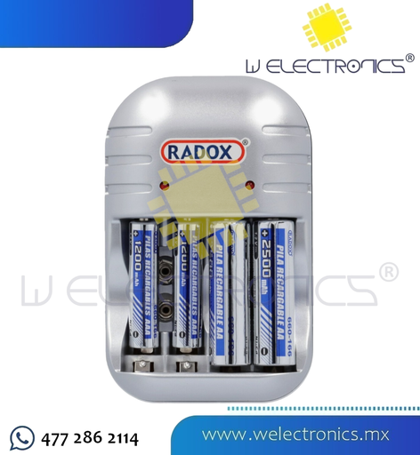 [660-166] CARGADOR DE BATERIAS AA/AAA/9V/