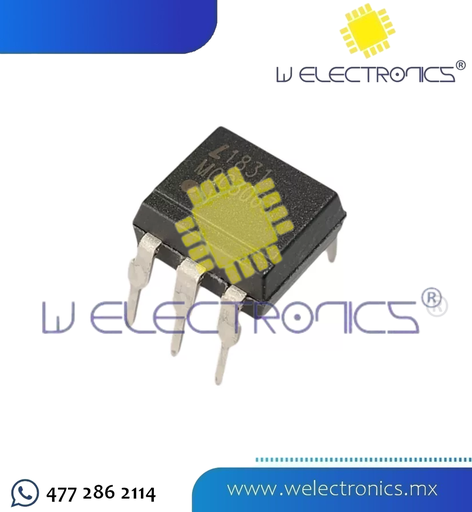 [CIR3063] MOC3063 OPTOACOPLADOR PARA CONTROL DE FOTOTRIAC