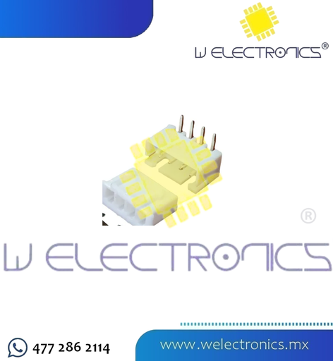 [CON-404-1] CONECTOR DE 4 PINES EN L TIPO MOLEX 2.54MM