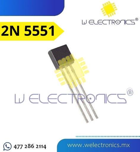 [TRA5551] 2N5551 NPN 160V 600MA 80 HFE TO-92