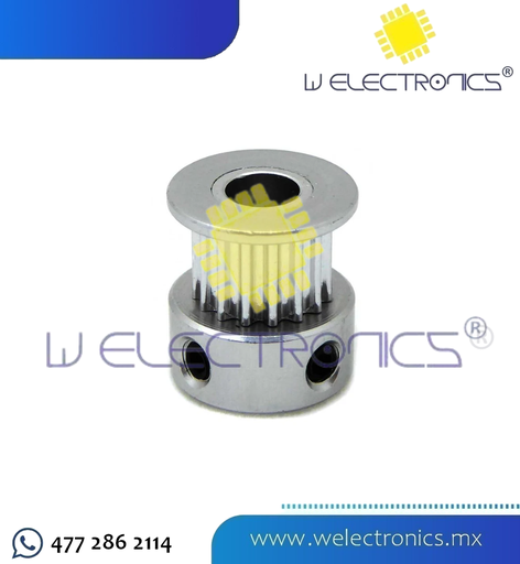 [3D00002] POLEA GT2 16 DIENTES 5MM