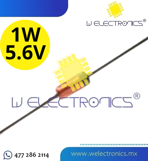 [803-148] DIODO ZENER 1N4734A 1W 5.6V