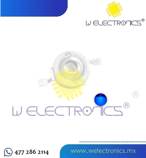[245-870] LED SMD 3W AZUL REPUESTO