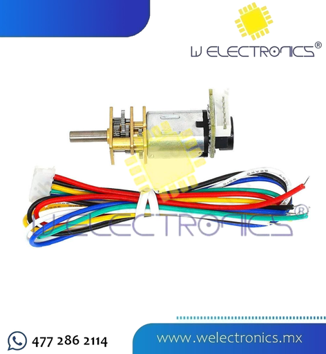 [MOT-009] MOTOR N20 CON ENCODER AB DOBLE SEnAL HALL
