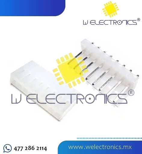 [CON-208] TERMINAL MOLEX JST 2.0 HEMBRA-MACHO 8 PINES