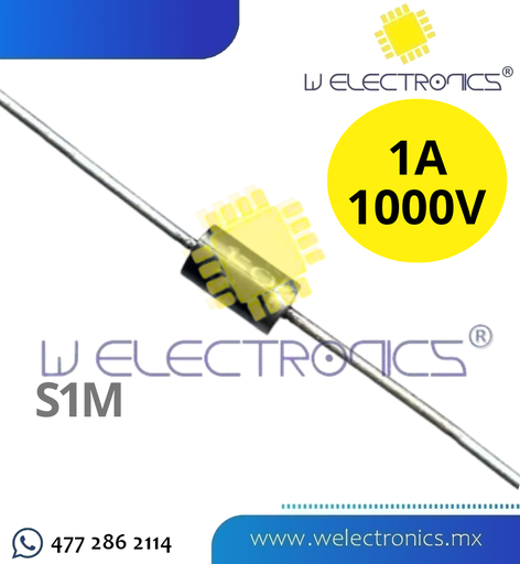[DSMD-13] DIODO SMD RECTIFICADOR S1M (4007)