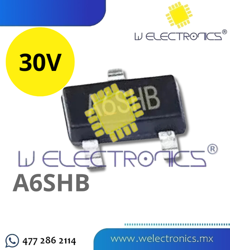 [SMDMO02] MOSFET CANAL N 30V (A6SHB)
