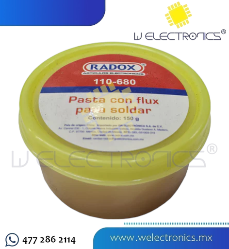 [110-680] PASTA CON FLUX PARA SOLDAR 150G