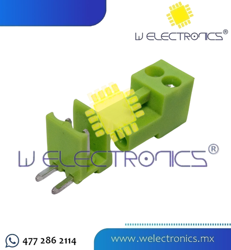 [TRT-202] TERMINAL DE BLOQUE 2P EN L 3.96MM H-M