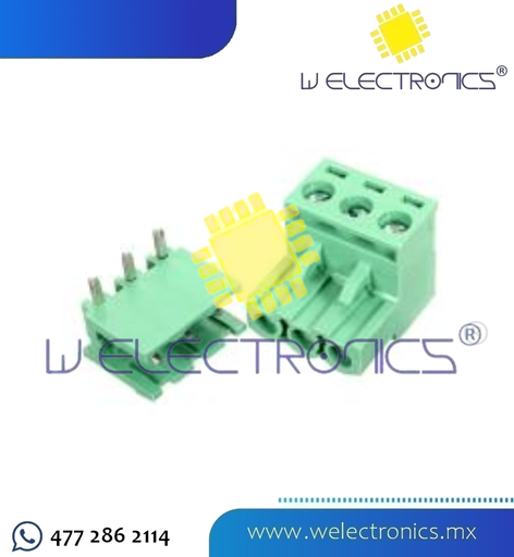 [TRT-204] TERMINAL DE BLOQUE 3P EN L 3.96MM H-M