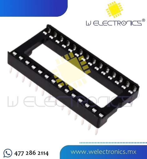 [BCI0028-1] BASE PARA CIRCUITO INTEGRADO DE 28 PINES 1.7CM