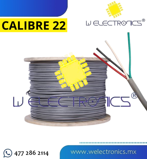 [4HILOS] CABLE DE 4 HILOS CALIBRE 22