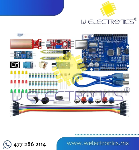 [KIT0010-1] KIT ARDUINO UNO SMD 23 PRODUCTOS