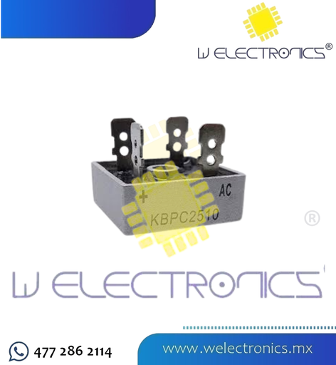 [KBPC2510] PUENTE DE DIODOS KBPC2510 25 A 1000 V