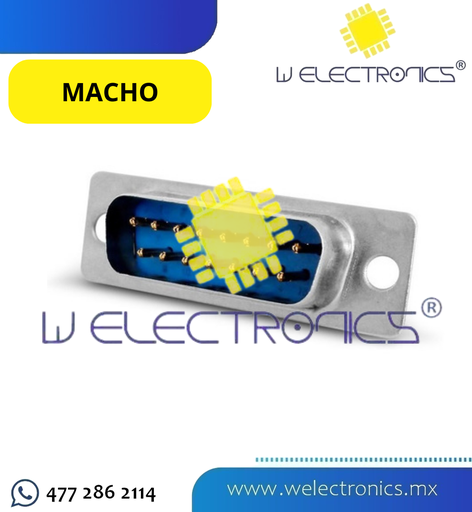 [CON-DB15-1] CONECTOR DB-15 MACHO