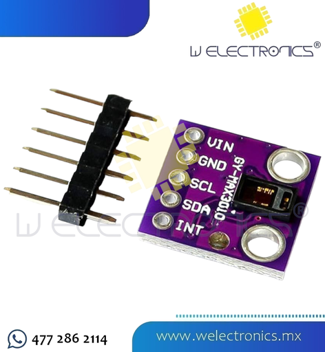[SEN0046-1] SENSOR DE PULSO CARDIACO MAX30102
