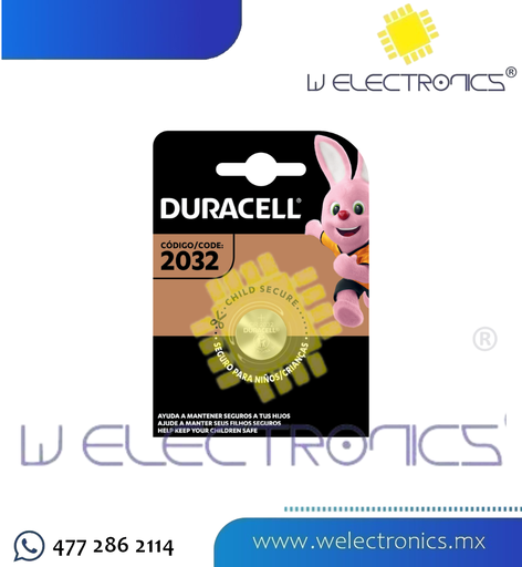 [DURCLL2032] PILA DURACELL 2032