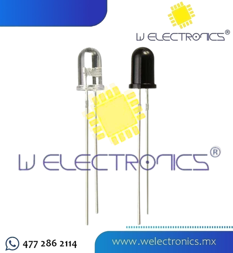 [LED3100] 2 LEDS INFRARROJO EMISOR-RECEPTOR 3MM 940NM