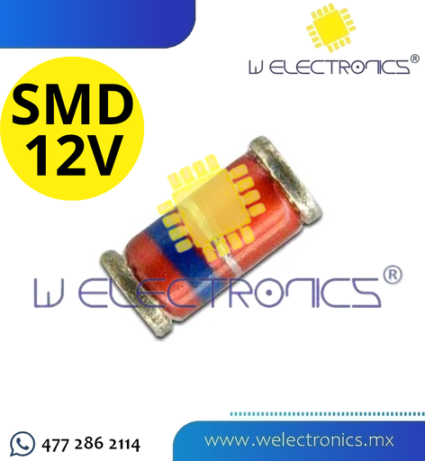 [DSMD-25] DIODO ZENER SMD 12V