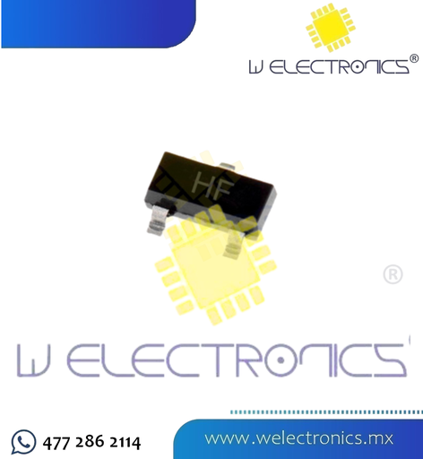 [SMD-1815] SMD TRANSISTOR SOT-23 A1815/HF 0.15A/50V NPN