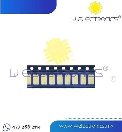 [L5630] LEDS SMD 0.5W 3V 5630 BLANCO