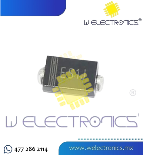 [DSMD-39] DIODO RECTIFICADOR ES1J 1A 600V