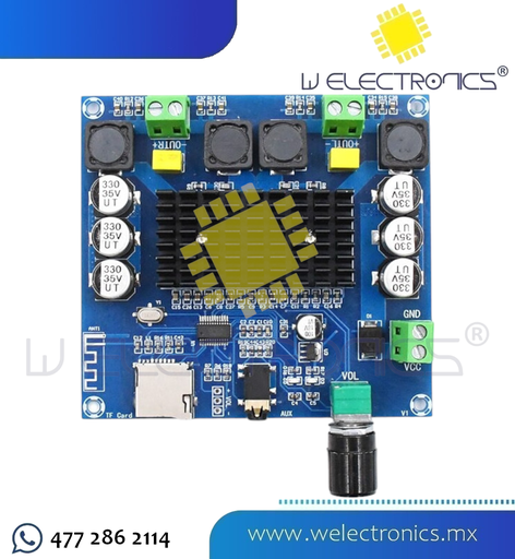 [MOD0111-3] MODULO AMPLIFICADOR TDA7498 2*100W 12-24V