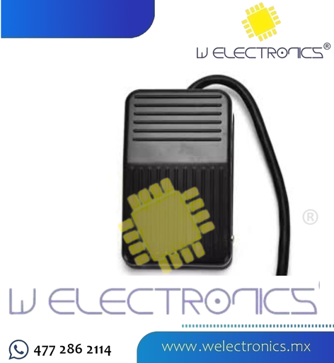 [PED-001] PEDAL INTERRUPTOR MOMENTANEO AC 220V 10A 1NO 1NC