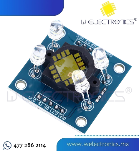 [SEN0016-1] SENSOR DE COLOR TCS3200 CON PROTECTOR