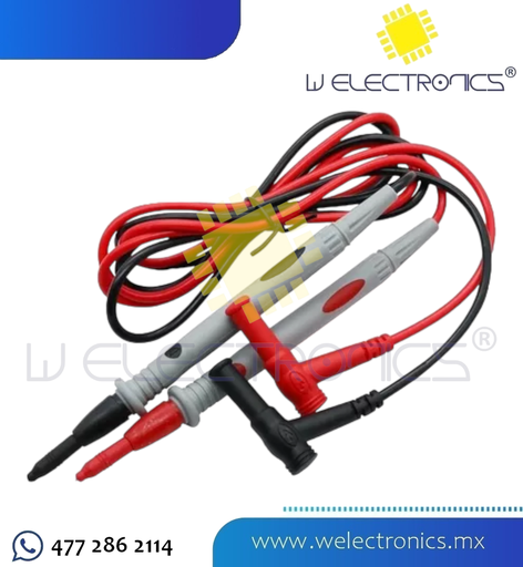 [PUNDELMUL] PUNTAS PARA MULTIMETRO DELGADAS REFORZADAS