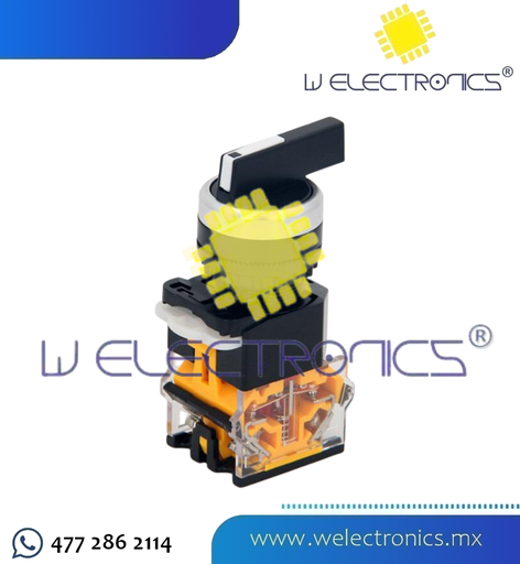 [INTSEL3PE2] INTELECTOR SELECTOR 3 POSICIONES ESTABLE NEGRO 22M (copia)