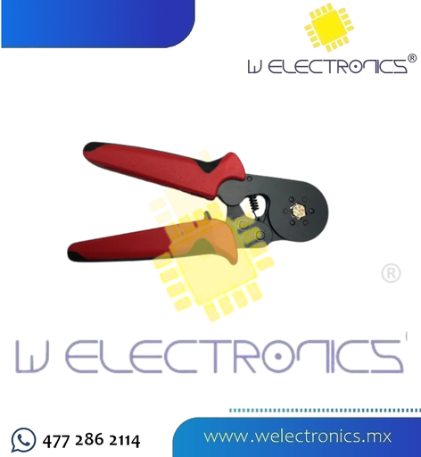 [HERRA20] PINZA PRENSADO TERMINALES 16-23 AWG CRIMPADORA (copia)