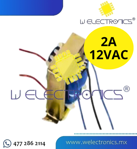 [260-550] TRANSFORMADOR DE VOLTAJE 12VAC 3A CON TAP CENTRAL (copia)