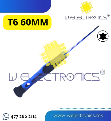 [310-064] DESARMADOR TIPO TORX ESTRELLA T6 60MM