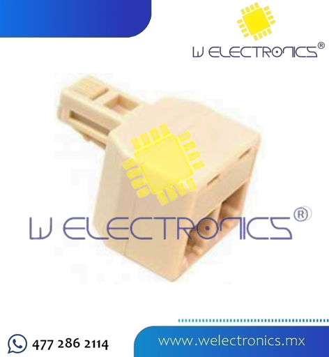 [863-268] ADAPTADOR TIPO Y 2 JACK 1 PLUG 8 PINES