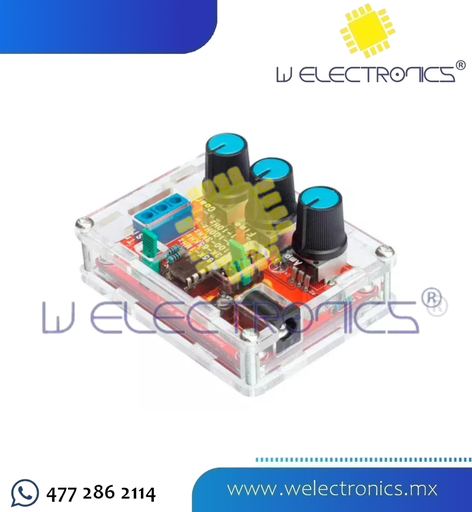 [MOD0137] GENERADOR DE FUNCIONES SEÑAL SINUSOIDAL TRIANGULAR  CUADRADA CON CASE