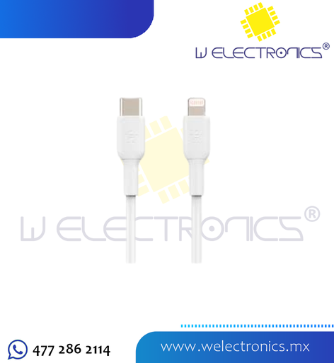 [700-058] CABLE USB TIPO C A TIPO LIGHTNING 1M