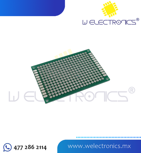 [PLA2CA] PLACA FENOLICA 2 CARAS PERFORADA 4X6CM