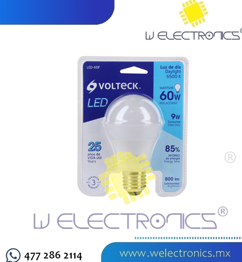 [46858] LÁMPARA LED FOCO 9W LUZ DIA