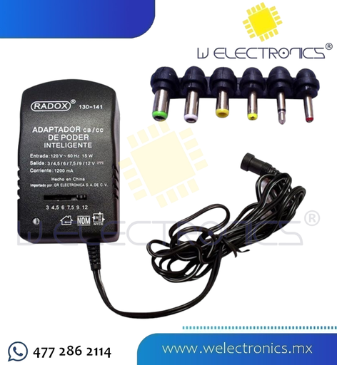 [130-141] ADAPTADOR DE PODER INTELIGENTE 1200MA