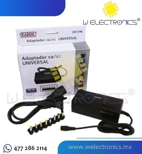 [130-396] ADAPTADOR CA/CC UNIVERSAL 70W